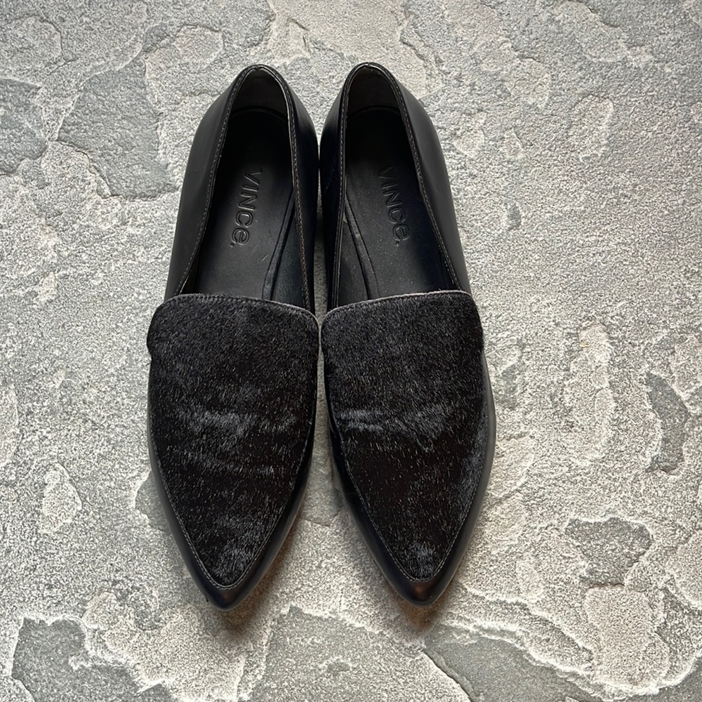 Vince Pony Hair Loafers